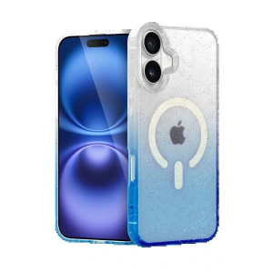 Apple iPhone 16 Plus Pummel Shiny Magsafe Kapak - Mavi