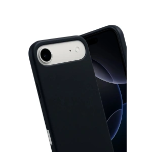 Apple iPhone 17 Air Nano içi Kadife Silikon - Siyah