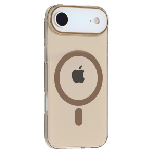 Apple iPhone 17 Air PC Blank Magsafe Kapak - Çöl Titanyum