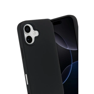 Apple iPhone 17 Nano içi Kadife Silikon - Siyah