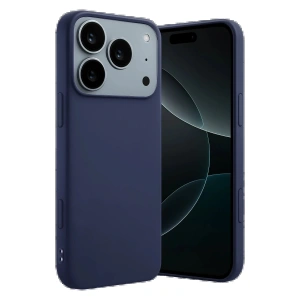 Apple iPhone 17 Pro Max First Silikon - Lacivert