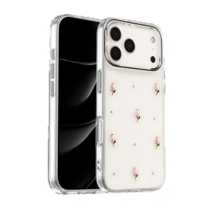 Apple iPhone 17 Pro Max Fiyonk Desenli Kapak - Desen 6