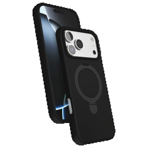 Apple iPhone 17 Pro Max Regal Magsafe Standlı Kapak - Siyah