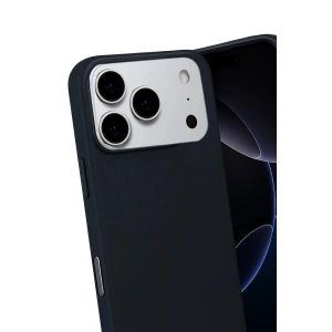 Apple iPhone 17 Pro Nano içi Kadife Silikon - Siyah