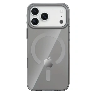 Apple iPhone 17 Pro PC Blank Magsafe Kapak - Natural Grey