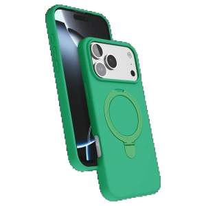 Apple iPhone 17 Pro Regal Magsafe Standlı Kapak - Yeşil
