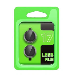 Apple iPhone 17 Raze Metal Kamera Lens - Gri