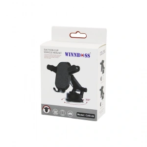 Araç - Oto Telefon Tutucu 360° Kademeli-uzayan-kısalan Kol Vantuzlu - Oynar Baş Ve Kollar (4172)