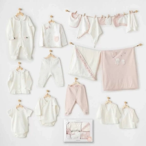 Ballerina 20 Parça Hastane Çıkışı Ekru