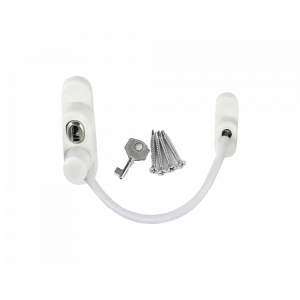 Beyaz Halatlı Anahtarlı Emniyet Kilit (4172)