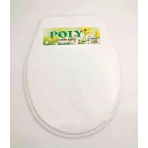 Beyaz Yumuşak Klozet Kapak Büyük Puf (4172)