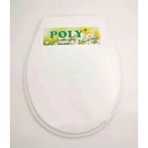 Beyaz Yumuşak Klozet Kapak Büyük Puf (4172)