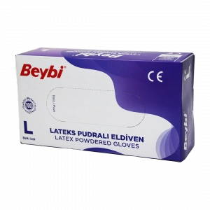 Beybi L Punrdalı Muayene Eldiveni 100lü (4172)