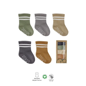 Bistyle 5li Penye Kaymaz Çember Soket Çorap 10122 Bej