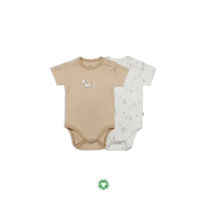 Bistyle Always Dream Yarım Kol 2li Body 17114 Ekru Bej