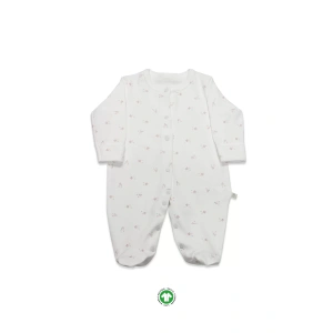 Bistyle Grow İn Love Bebe Tulum 15103 Pembe Ekru