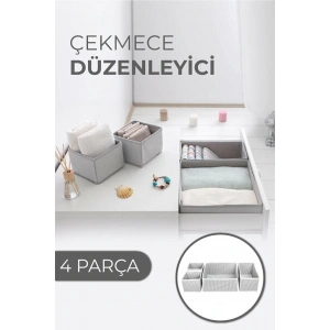 Çekmece Düzenleme Kutu Seti Organizer 4lü Set