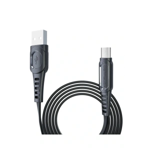 DC01 Süper Hızlı Micro USB Kablo 1M 2.4A - Siyah