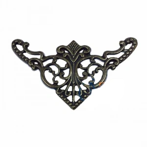 Dekoratif Köşe Süsü, Köşelik - Büyük, 31x55mm, Antik, 1 Adet