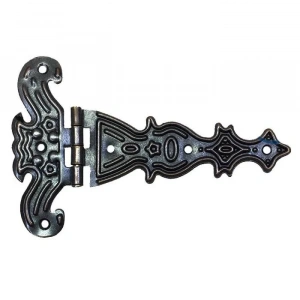 Dekoratif, Sac Tek Kuyruklu Menteşe - 40x68 mm, Küçük, Eskitme, 100 Adet