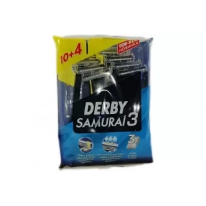 Derby Samurai 3 Bıçak 10+4 Parça.poşetli (4172)
