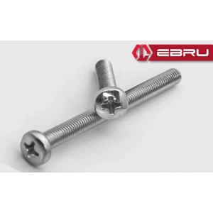 Ebru Yuvarlak Yıldız Başlı YSB Civata M5x15 - 200 Adet