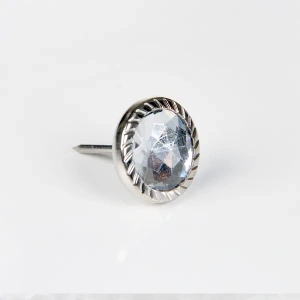 Febko Dekoratif Parlak Taşlı Kabara Raptiye 17 mm - 50 adet