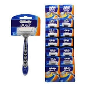 Gillette Blue3 Jilet Kartelalı 10 Parça (4172)