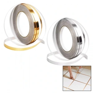 Gold - Gümüş  Derz Arası Yapışkanlı Bant  10mm X 45mt (4172)