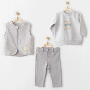 Hello Autumn 3lü Takım Grey