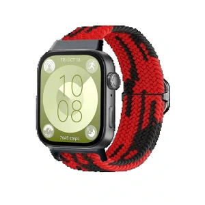 Huawei Fit 4 Star Kordon - Kırmızı-Siyah