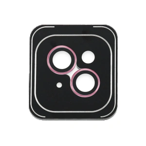 iPhone 14 PVD Metal Kamera Lens - Pembe