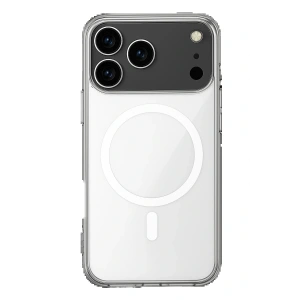 iPhone 17 Pro Kılıf Magneticsafe Şeffaf Silikon - Şeffaf