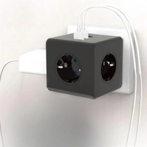 Isıya Dayanıklı Termal Akım Korumalı Ve Çocuk Korumalı 3 Priz Girişli 3 Usb Girişli Küp Priz (4172)