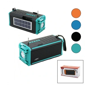 J-ipok P-520 Hasuba Hs-293 Fenerli Solar Panelli - Usb Şarjlı Bluetooth Fm Radyo Mp3 Usb - Tf Player 8w (4172)
