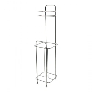 Kare Metal - Krom Yedekli Wc Kağıtlık (4172)