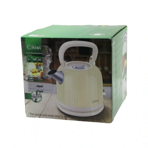 Kiwi Kk-3340w Krem Nostalji Demlik Modelçelik Kettle Su Isıtıcı 2.2lt1800w Paslanmaz Çelik Gövde- Gizli Resiztans (4172)