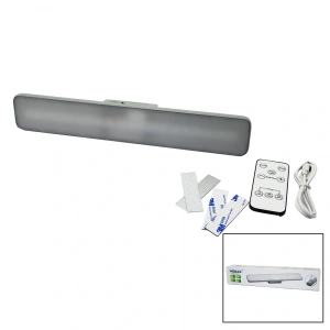 Kumandalı - Zaman - Işık Gücü Ayarlı Metal Askılı - Usb Şarjlı Lamba Fener 20smd Led (4172)