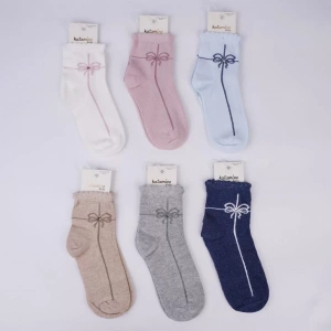 Kumru Kız Soket Çorap K22224 Asorti