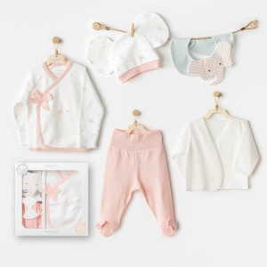 Love Family 5li Hastane Çıkış Seti Ekru