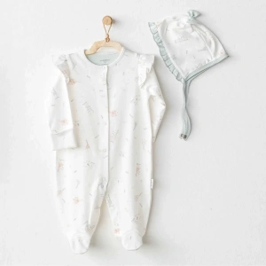 Love Family Bebek Tulum Takım Ekru