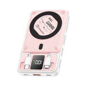 M25W 10.000 mAh 20W PD Magsafe Powerbank - Pembe