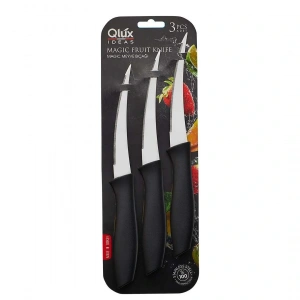 Magıc 3pcs Tırtırlı Meyve Bıçak (4172)