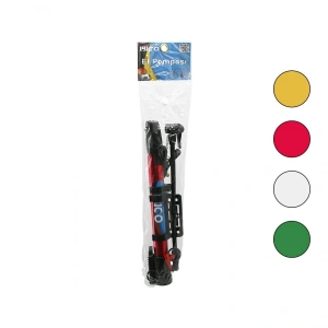 Mandallı Uç Mini El Pompası Bisiklet- Top Bisiklet Montaj Aparatlı 30cm Hortum - Top İğne - Uç (4172)