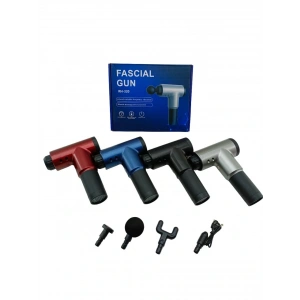 Masaj Tabancası Aleti  4pcs Başlık   6 Kademe Hız Seviyesi   Usb Şarjlı (4172)