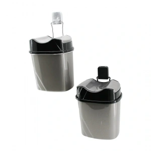 Metal Askılı Plastik Çöp Kovası Yapışkanlı Montaj (4172)