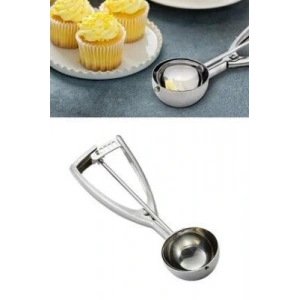 Metal  Dondurma - Kurabiye Kaşık (4172)