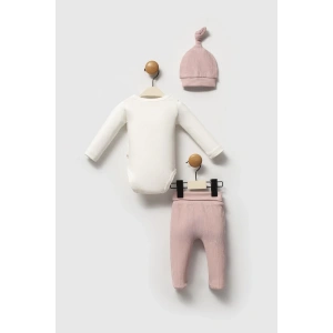 Moi Noi Şapkalı Badi Pantolon Takım Mnb5345 Mürdüm