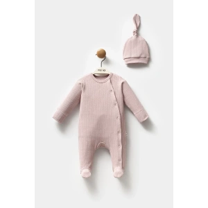 Moi Noi Şapkalı Tulum Mnb1235 Mürdüm