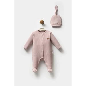 Moi Noi Şapkalı Tulum Mnb1236 Mürdüm